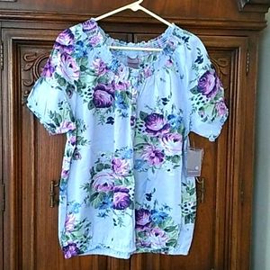 NWT Laura Scott summer top